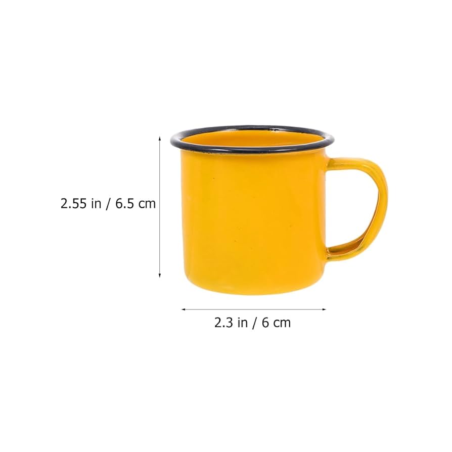Amazon.com: 3Pcs Retro Enamel Camping Cups, Enamel Mug